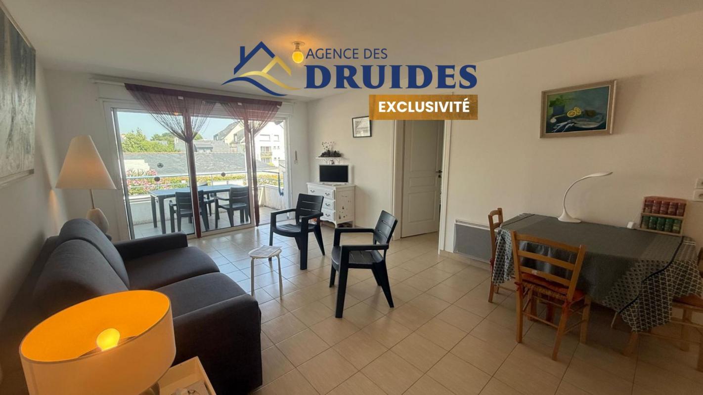 A Vendre CARNAC BOURG  Appartement T3  61,10m² lumineux avec double garage en sous-sol en parfait état – résidence avec ascenseur